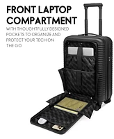 Elle Escape 22.5" Expandable Carry-On Suitcase with Front Laptop Pocket