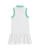 Polo Ralph Lauren Toddler and Little Girls Big Pony Logo Terry Dress