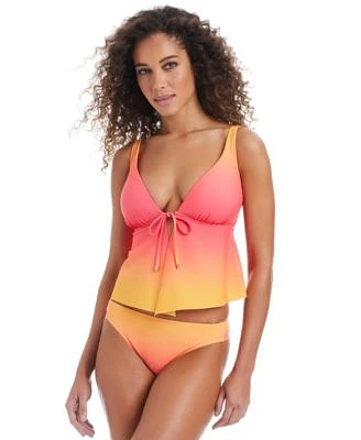 Bar Iii Day Club Ombre Tunnel Fly Away Tankini Top Side Tab Hipster Bikini Bottoms Exclusively At Macys