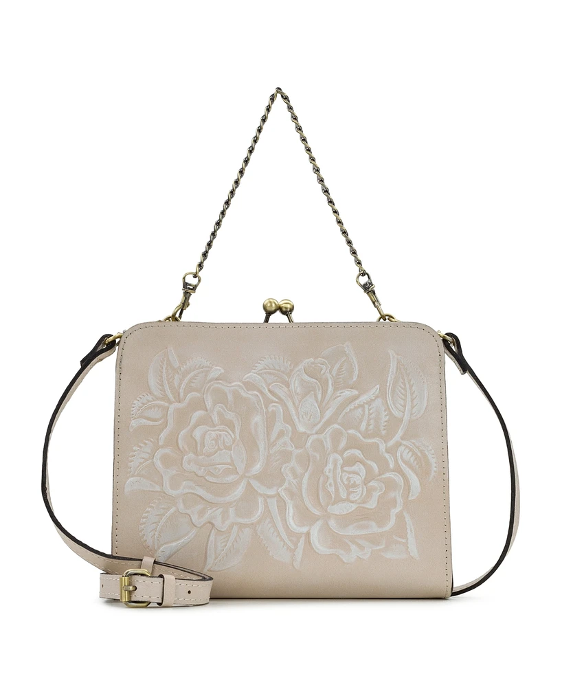Patricia Nash Boxed Amari Kisslock Small Crossbody Frame Bag