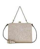 Patricia Nash Boxed Amari Kisslock Small Crossbody Frame Bag