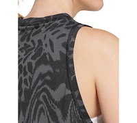 adidas Women's Printed Climacool Cropped Tank Top