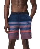 Speedo Men's Onshore Bondi Basin Ombre Stripe Drawstring 9" Boardshorts