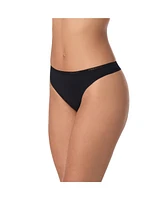 Dkny Women's Cotton Modal Thong 3 Pack- DK8461P3