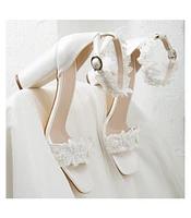 Dede Lace Bridal High Heel Sandals