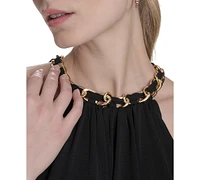 Eliza J Women's Chain-Link Halter Blouson Gown
