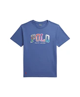 Polo Ralph Lauren Big Boys Madras-Logo Jersey T-Shirt