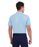 Ben Sherman Men's Golf Tonal Diamond Jacquard Sports Fit Polo Shirt
