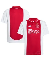 Adidas Big Boys and Girls White Ajax 2024/25 Home Replica Jersey