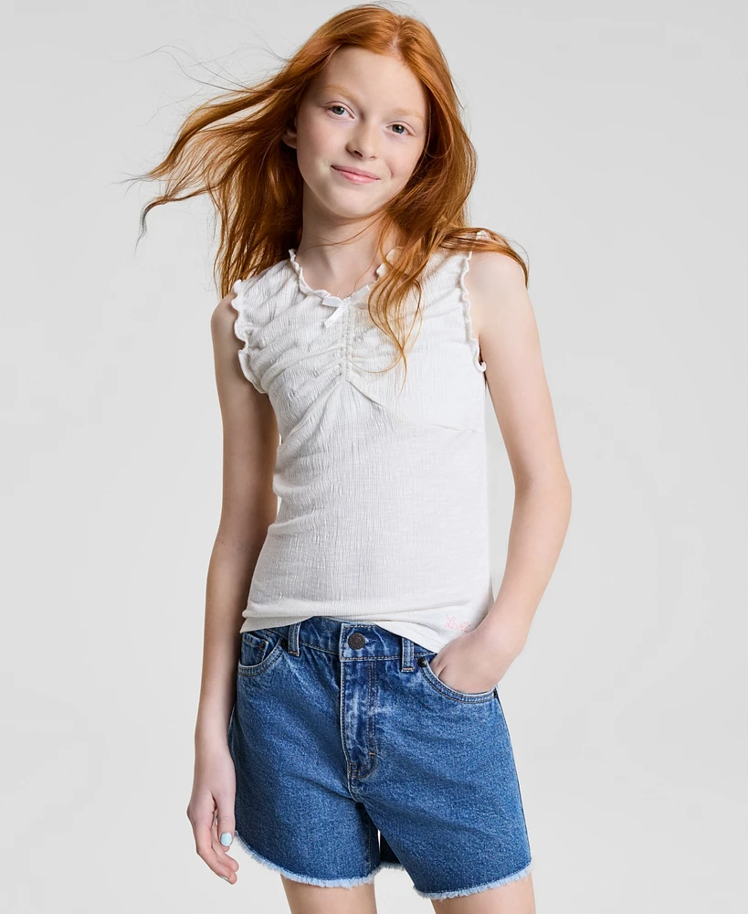 Levi's Big Girls Crinkled Tank T-Shirt