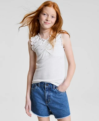 Levi's Big Girls Crinkled Tank T-Shirt
