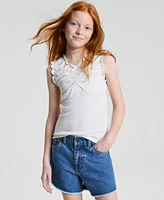 Levi's Big Girls Crinkled Tank T-Shirt