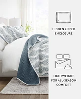 ienjoy Home Distressed Diamond Reversible -Pc. Quilt Set