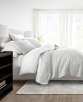 ienjoy Home Horizon Lines Reversible -Pc. Quilt Set