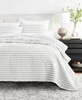 ienjoy Home Sprouting Vines Stripe Reversible 2-Pc. Quilt Set, Twin/Twin Xl