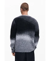 Desigual Men's Ombre knit cardigan