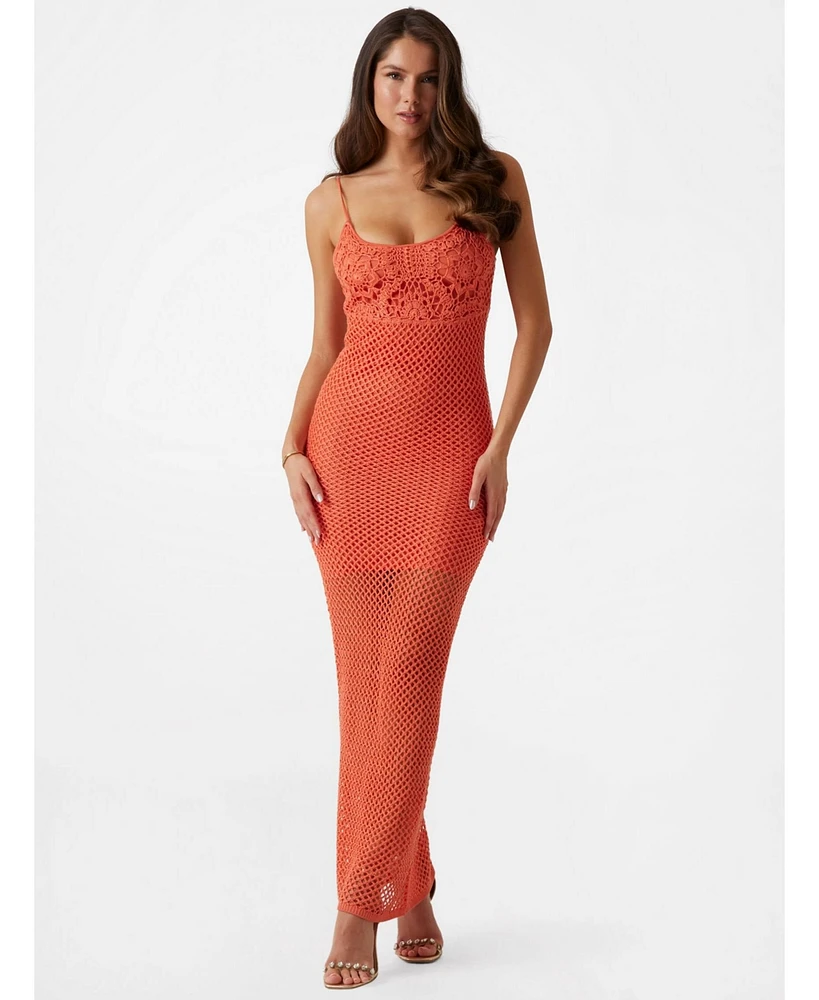 Guess Women's Crochet Dress