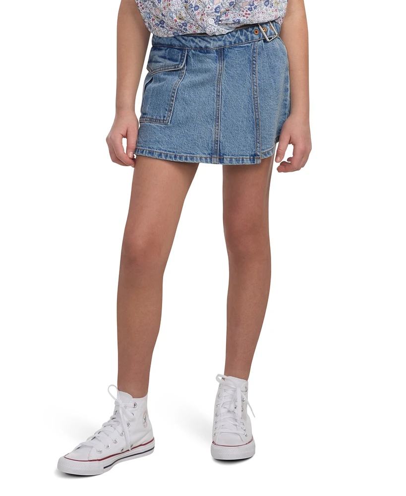 Levi's Big Girls High Rise Cargo Denim Skort