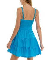 City Studios Juniors' Poplin Mini Dress