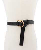 Michael Kors 25mm Double Ring Leather Belt