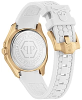 Philipp Plein Women's The Spectre Lady White Silicone Strap Watch 38mm