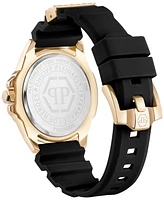 Philipp Plein Women's Majesty Black Silicone Strap Watch 38mm