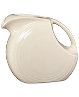 Fiesta Linen Large Disk Pitcher, 67 oz.