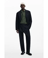 Desigual Men's Pleated trousers with contrasts