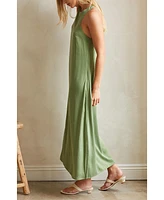 Crescent Women's Bona Back Twist Cupro Slip Dress