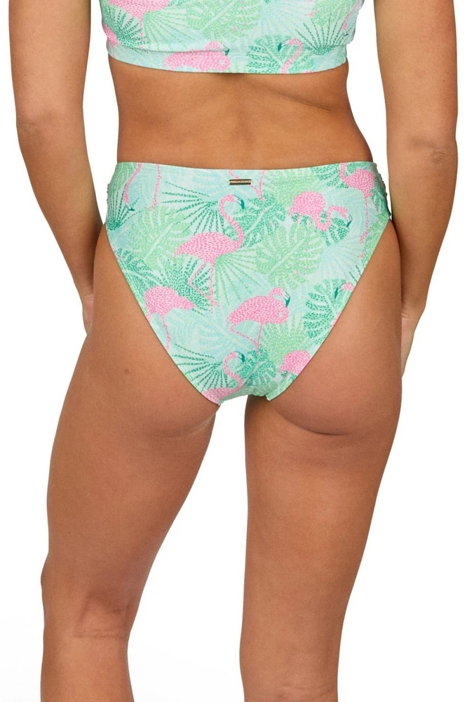 Kenny Flowers Women's Fuller Coverage High Waist Tie Bottom