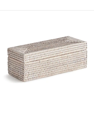 Burma Rattan 3-Compartment Lidded Box