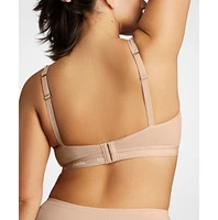 Siella Women's Organic Cotton Plunge Foam Bra