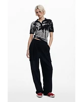 Desigual Women's T-shirt designed by Mr. Christian Lacroix