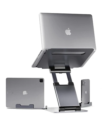 Ergonomic Adjustable Laptop Stand Portable Laptop Riser for Desk Fits MacBook