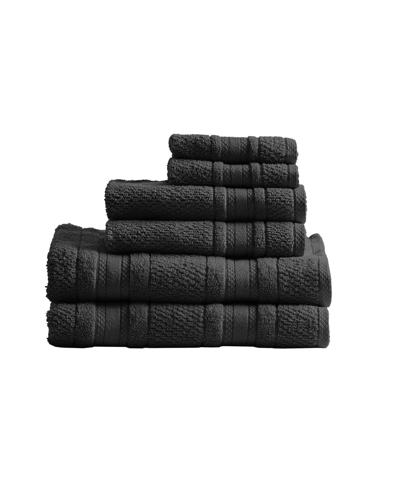 Madison Park Essentials Adrien Super-Soft Cotton 6-Pc. Bath Towel Set