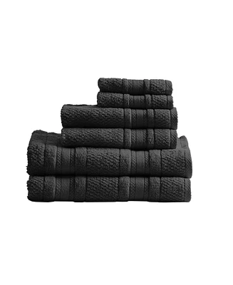 Madison Park Essentials Adrien Super-Soft Cotton 6-Pc. Bath Towel Set