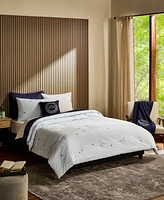 Lacoste Home Pinstripe Croc Cotton -Pc. Comforter Set