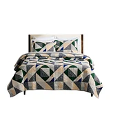 Lacoste Home Signature Cotton -Pc. Quilt Set