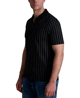 Karl Lagerfeld Paris Men's Stripe Polo Shirt