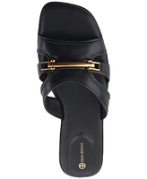 Giani Bernini Women's Freyaa Memory Foam Slide Flat Sandals, Created for Macy's