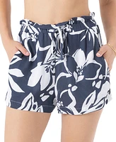 Roxy Juniors' Oceanside Stoke Cover-Up Shorts