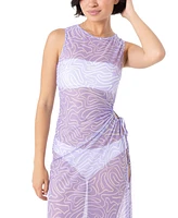 Roxy Juniors' Sunshine State Of Mind Mesh Tank Cover-Up Dress