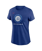 Fanatics Women's Royal Chicago Cubs 2025 Mlb World Tour: Tokyo Series Local Logo T-Shirt