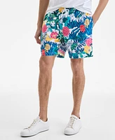Original Penguin Men's Floral Swim Trunks