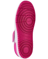 Nike Little Girls Court Borough Low Recraft Fastening Strap Casual Sneakers from Finish Line