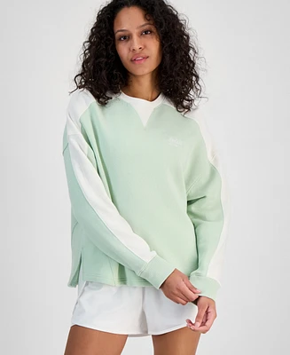 Id Ideology Women's Colorblocked Crewneck Sweatshirt, Exclusively at Macy's