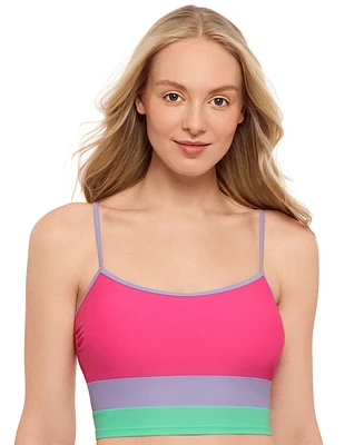 Salt + Cove Juniors' Colorblocked Midkini Top, Exclusively at Macy's