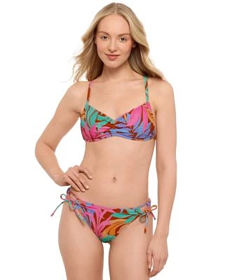 Salt Cove Juniors Sweetheart Bralette Bikini Top Side Tie Bottoms Exclusively At Macys