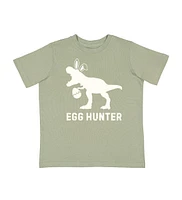 Sweet Wink Toddler Boys Egg Hunter Easter Short Sleeve T-Shirt