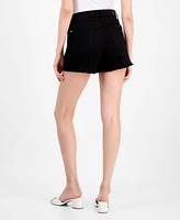 7 For All Mankind Women's High-Rise Frayed Denim Shorts